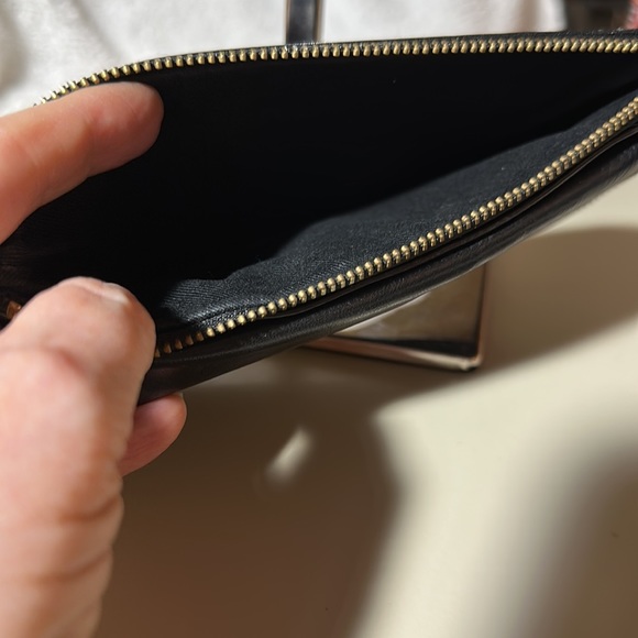 Fossil Bifold Wallet with Gold Tone Hardware - Picture 5 of 7